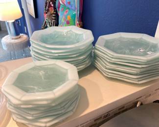 art glass plates