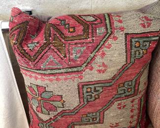 Persian hand woven pillow