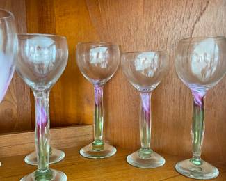 These hand blown glasses are so nice in person!