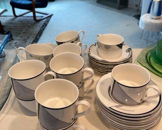 post modern teacups and saucers