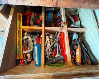 Drawers full of tools