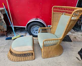 This is currently at my house left over from another estate mid seventies. Just needs a fresh reapholstered cushion
$200
