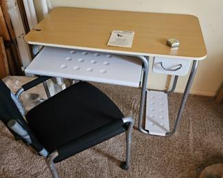 Perfect for the student ( the backing on the chair is frayed) but they sell replacement  sheaths. $45 set