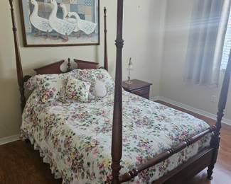 Very old 4 poster bed ( circa 1950's) $350