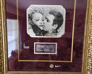 Signed by Marlene dietrich, Jimmy stewart. $250