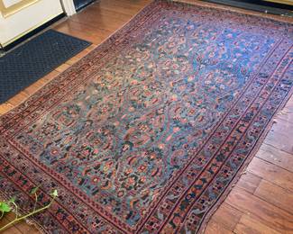 19C HAND KNOT AREA RUG