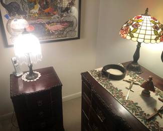 Bedroom Suite Furniture, Lamps (On)
