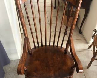 Set of Windsor Chairs (2 Armchairs, 6 Chairs Total)