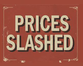 Prices Reduced *Except Furs*
