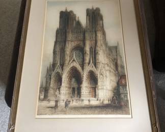 Rheims Cathedral Print