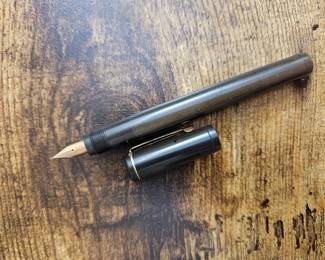 Vtg. Waterman’s Men’s Pen Eye Dropper Filler Safety Pen Black Hard Rubber Fountain Pen
