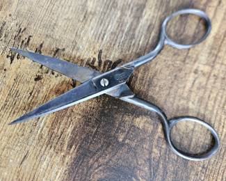 Antique J. Rodgers Sons ButtonHole Scissors Sewing Shears, Sheffield England 