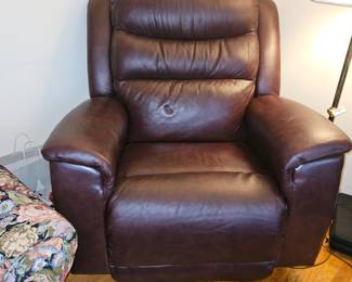 Extra Wide Leather Recliner!
