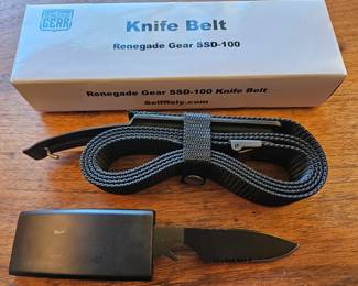 Knife Belt Renegade Gear SSD-100 