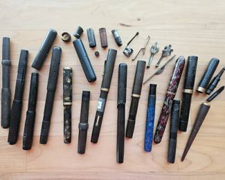 LOT of Vintage Conklin Fountain Pen Parts!!