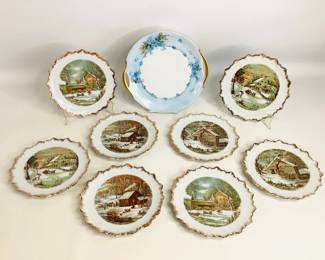 Currier & Ives Collectible Plates