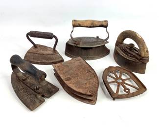 Vintage Cast Irons and Stands
