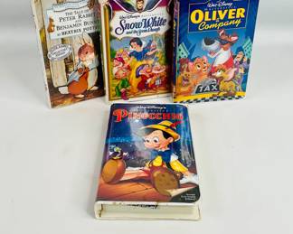  Classic Disney VHS Tapes
