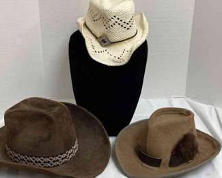 3 Western Hats