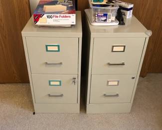 2 2Drawer Filing Cabinets