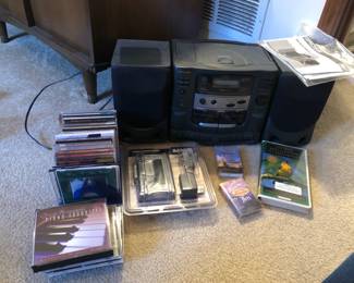 Koss CD System, CDs, Cassette Recorder