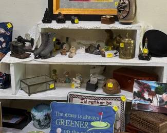 wooden Boxes and Glass Vintage Boxes Something for EVERYONE