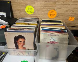 Vinyls $5 dollars each