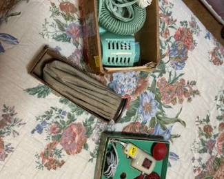 Vintage Ice Pack, Hair Dryer, Vibrator