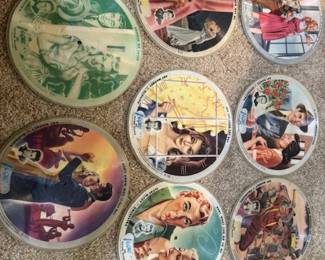 Rare 8 VOGUE the Picture Record by Art Mooney and the Orchestra  2 sided COLOR 78 Records 