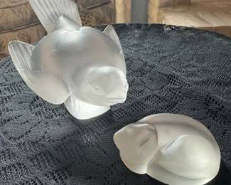 Lalique -decorate glass