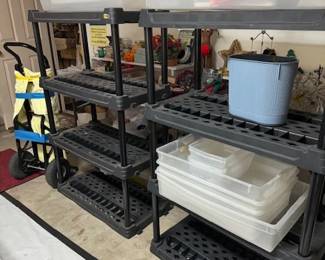 Plastic Garage Shelves