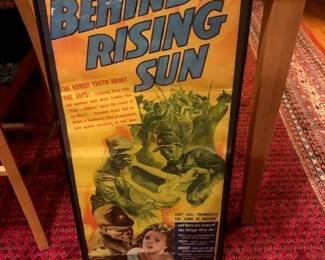 Original Behind the Rising Sun movie poster from 1943