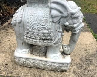 Elephant garden stool