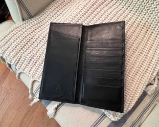 Leather Mercedes Benz car document holder