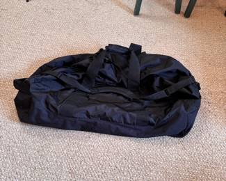 L.L. Bean large black duffel, mild wear 35"L