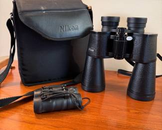 Nikon Lookout II and Tasco binoculars