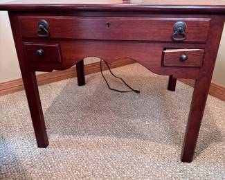 Lexington Furniture Bob Timberlake side table, has a small repair needed to a drawer front (piece is included) 20"H x 25"W x 25"D (This item is downstairs) 