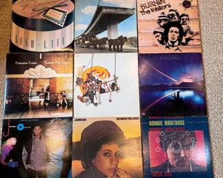 Group of albums in good used condition (may have some scratches) including Linda Ronstadt