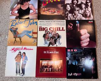 Group of albums in good used condition (may have some scratches) including Pat Benatar 