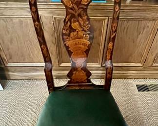 Ornate Wood inlaid Chair ~~~ Exquisite