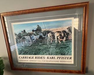 “Carriage Rides” KARL PHISTER signed