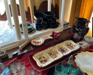 Items on dining room table 