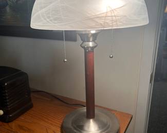 Lamp in master bedroom