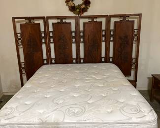 Queen bed and box springs