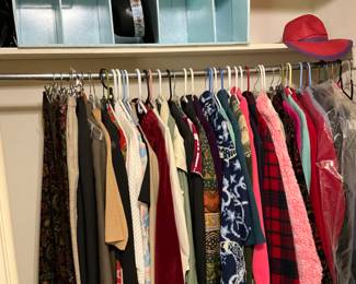 Second closet in master bedroom