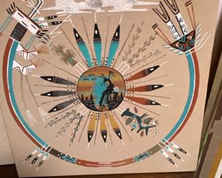 Navajo sand painting #1