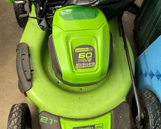 Garage - Greenworks Pro mower
