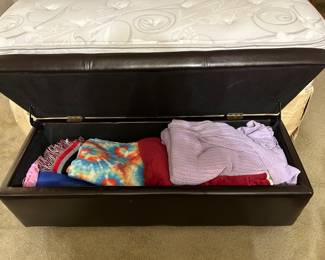 Storage item in master bedroom