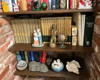 Right side of fireplace