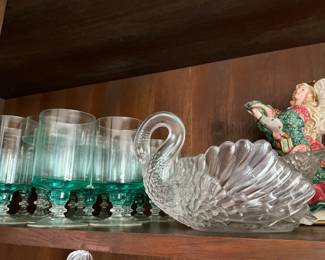 Contents of China cabinet